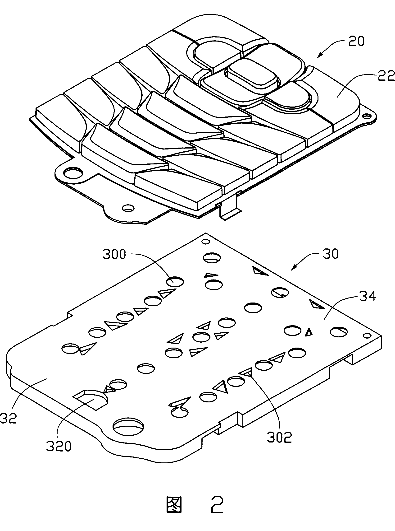 Light conducting plate and electronic products using the said plate