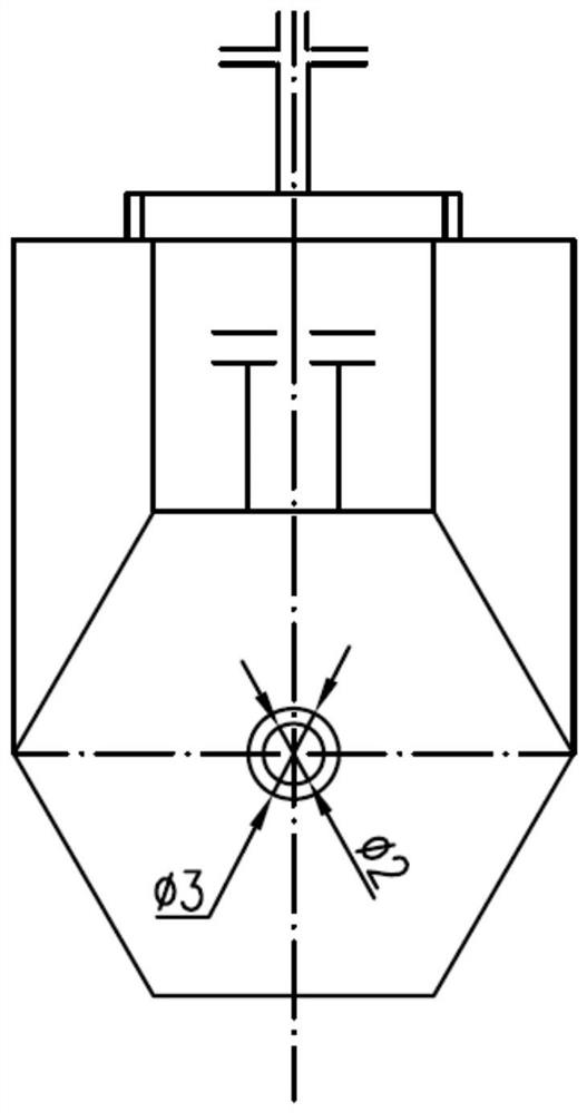 Spiral-flow type miniature gas-hydrogen-oxygen thruster structure