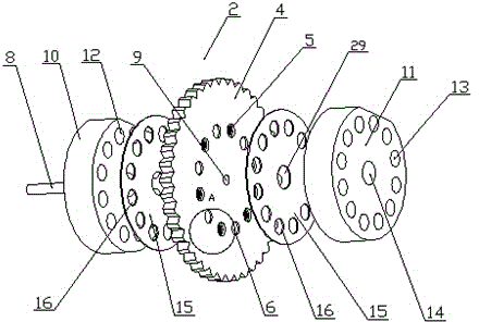 Disposable intestinal content extracting device