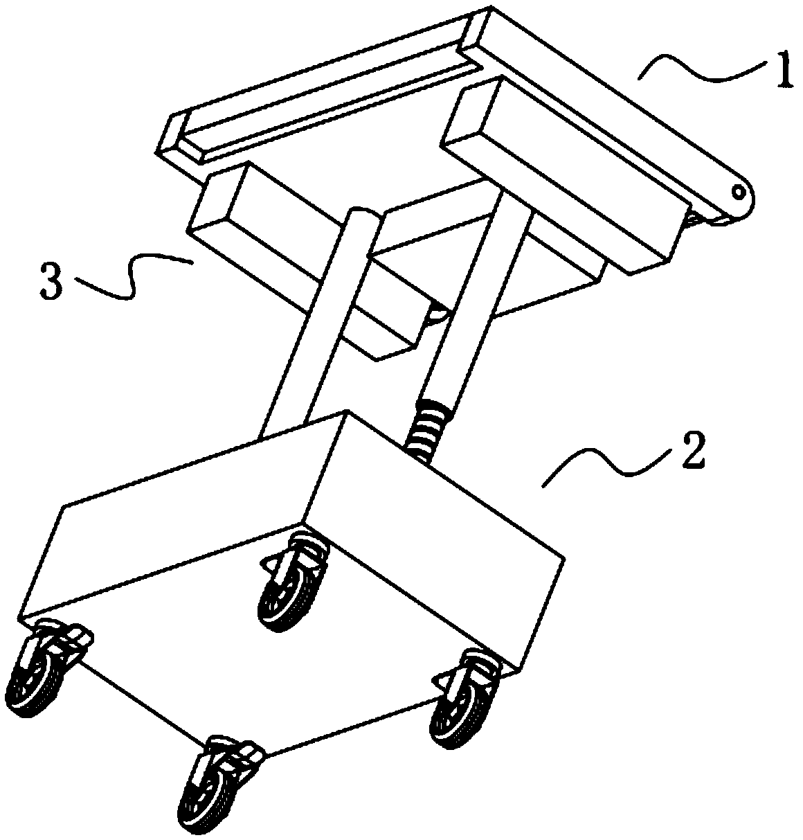 Multi-directional adjustable hand drawing table for automobile design