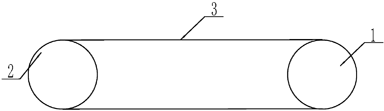 Transmission belt for transporting optical sheets having thickness being less than 0.8 mm and preparation method