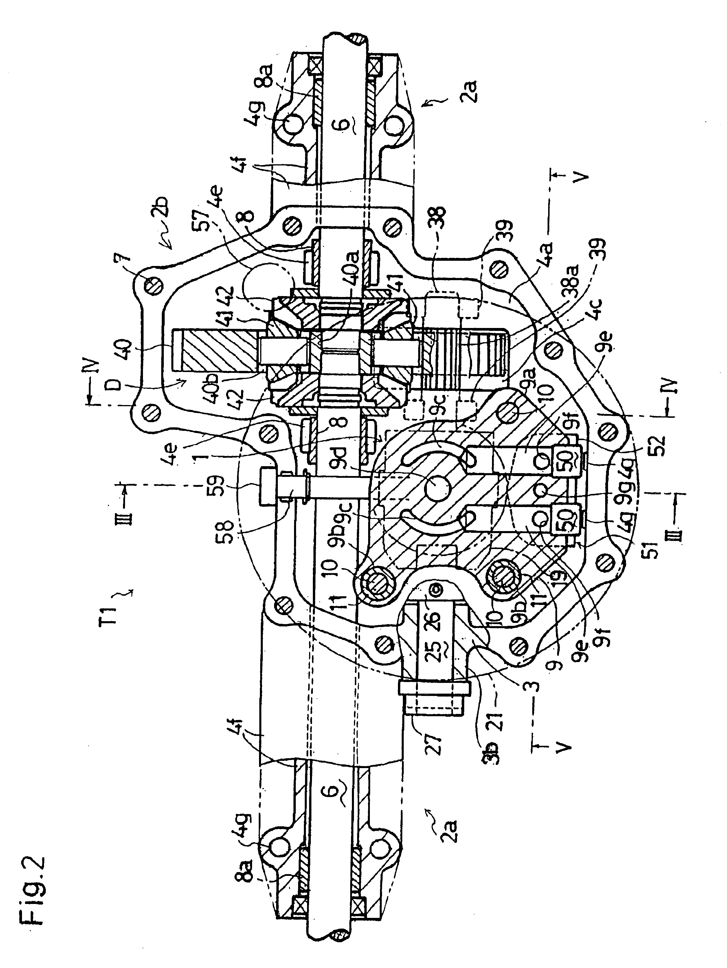 Hydrostatic transaxle apparatus