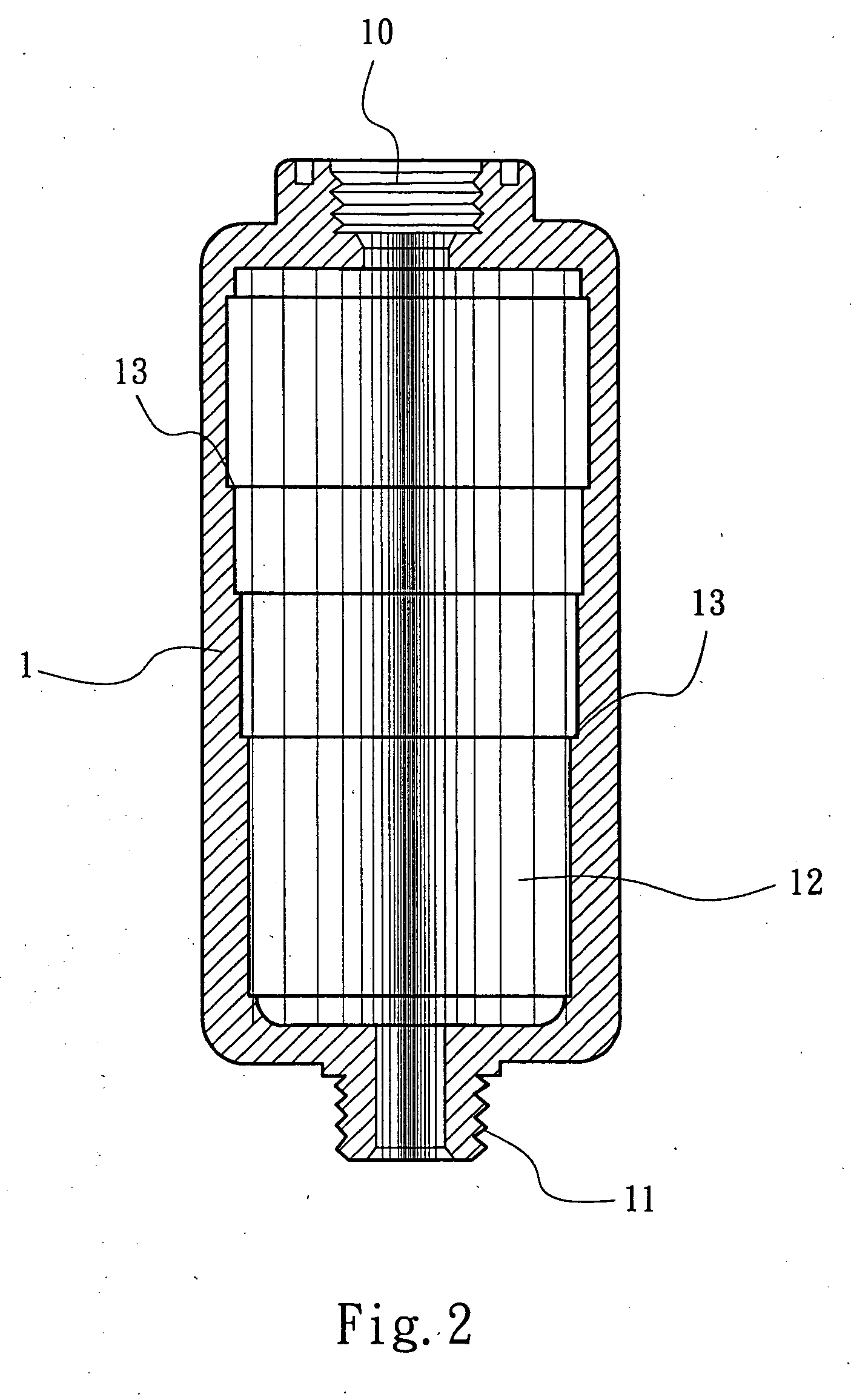 Intersecting water conducting filter
