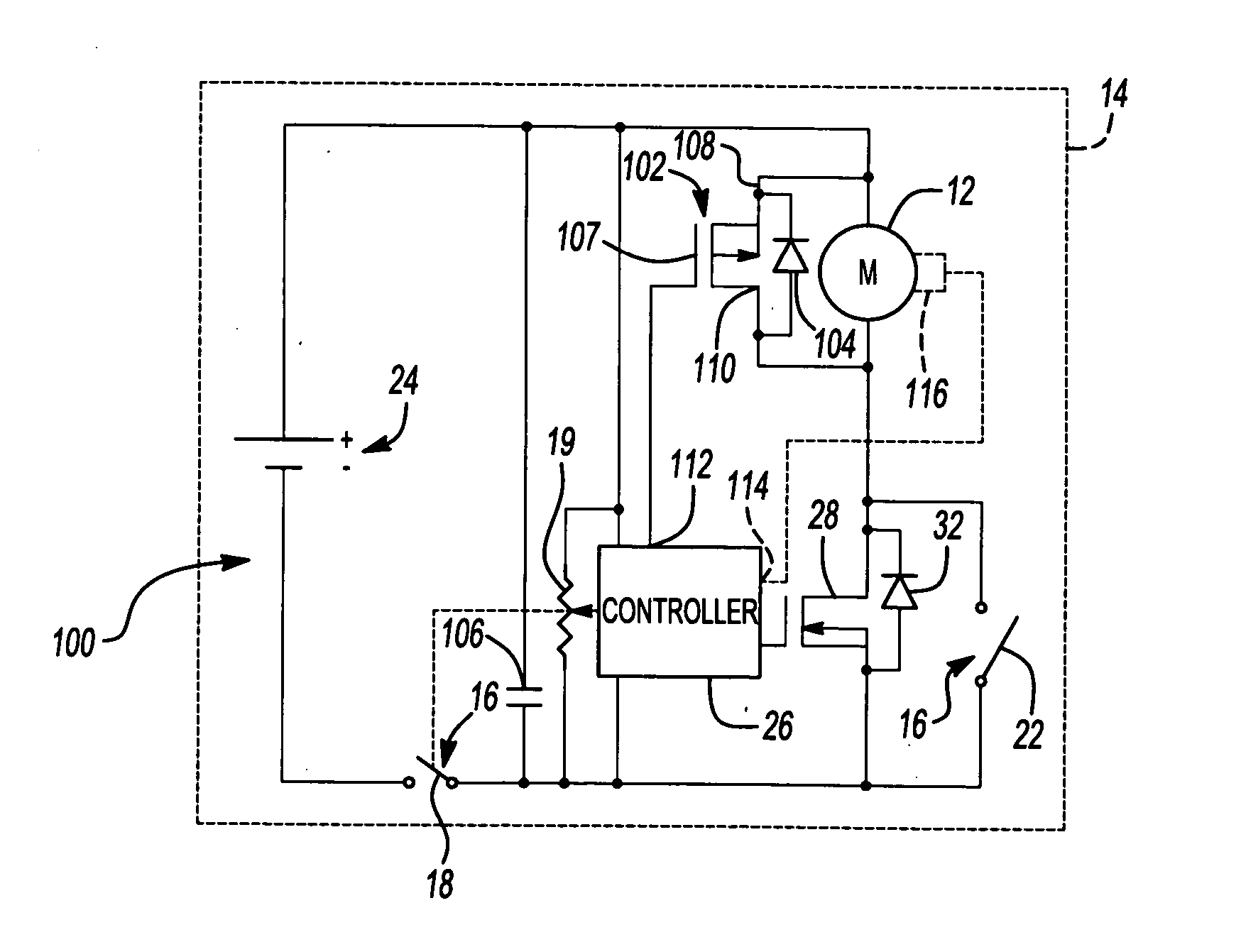 Method and device for braking a motor