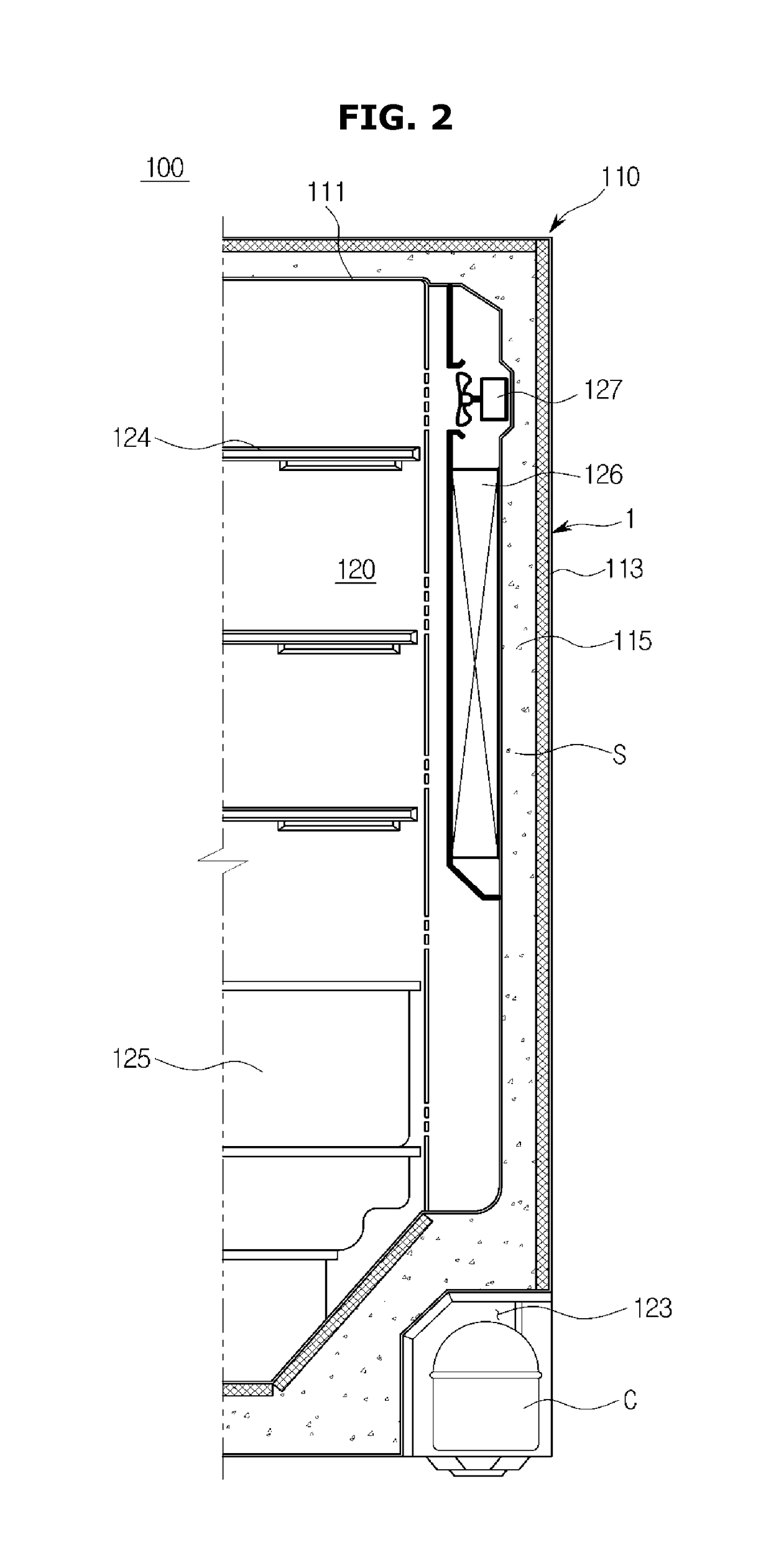 Adsorbent, vacuum heat insulating material having the same and refrigerator