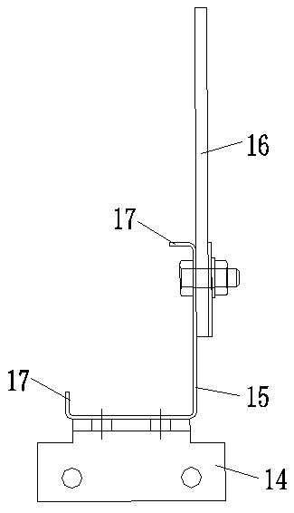 Slag scrap-away device of electroplating oil-water separating device