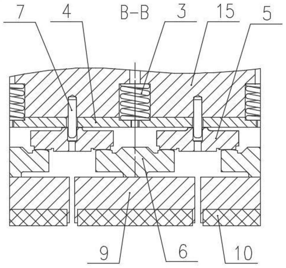 Thrust bearing structure of small reactor shield pump