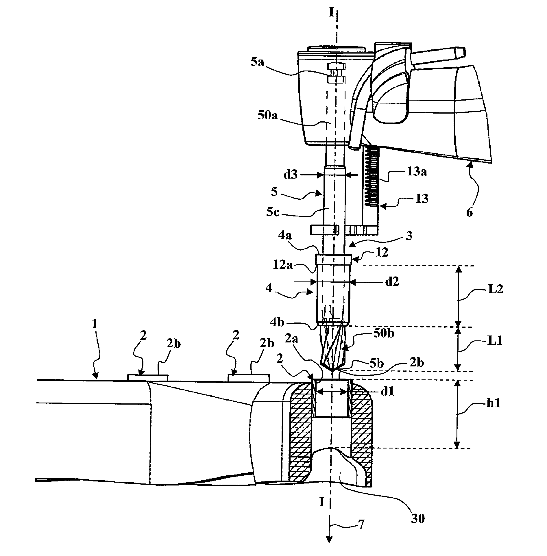 Device for centering and guiding a drill bit of a dental handpiece