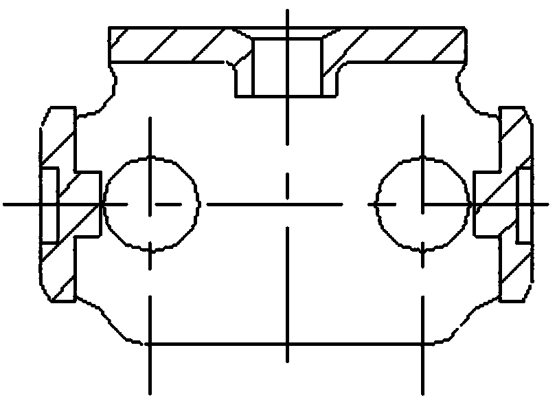 Integrated stamping forming process for attached plate of film clamping chain