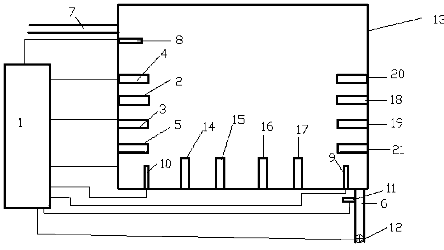 Electric water heater with flow control function