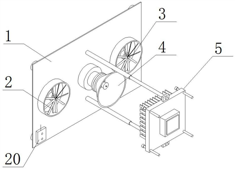 Ultrasonic nano cooling device for computer motherboard