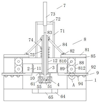 Thermal shrinkage detection device for thermal shrinkage film manufacturing