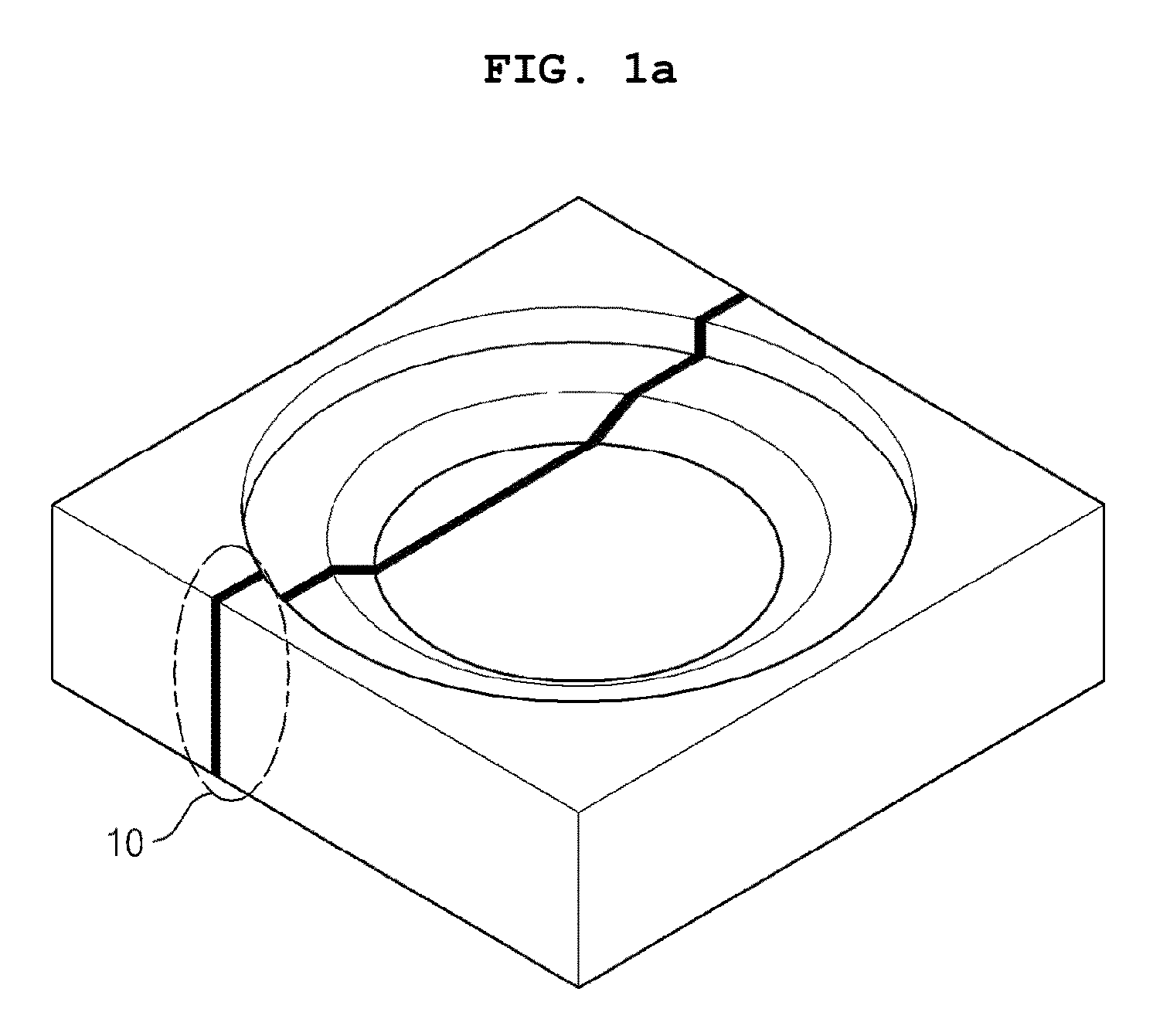 Substrate for preventing burr generation