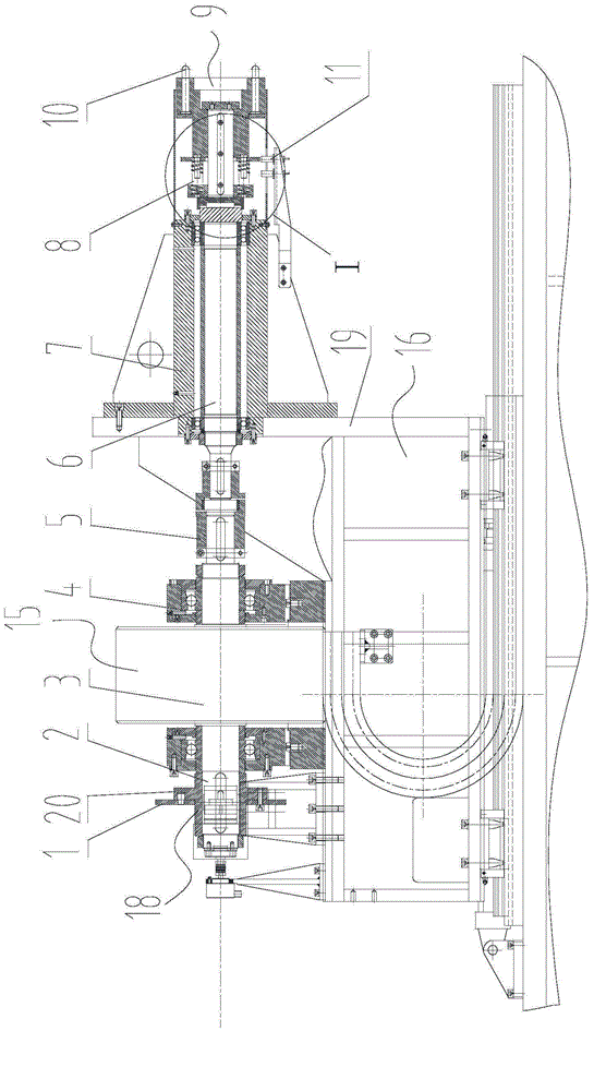 Gearbox no-load test inertia loading mechanism