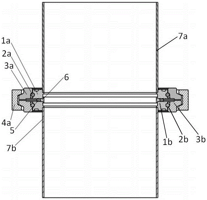 Novel flange connecting structure