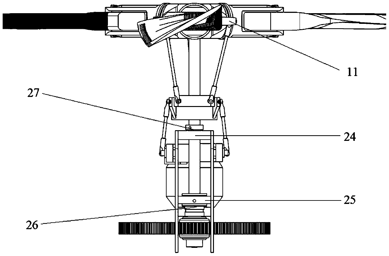 An independently controllable four-rotor unmanned aerial vehicle with six degrees of freedom in space and its control method