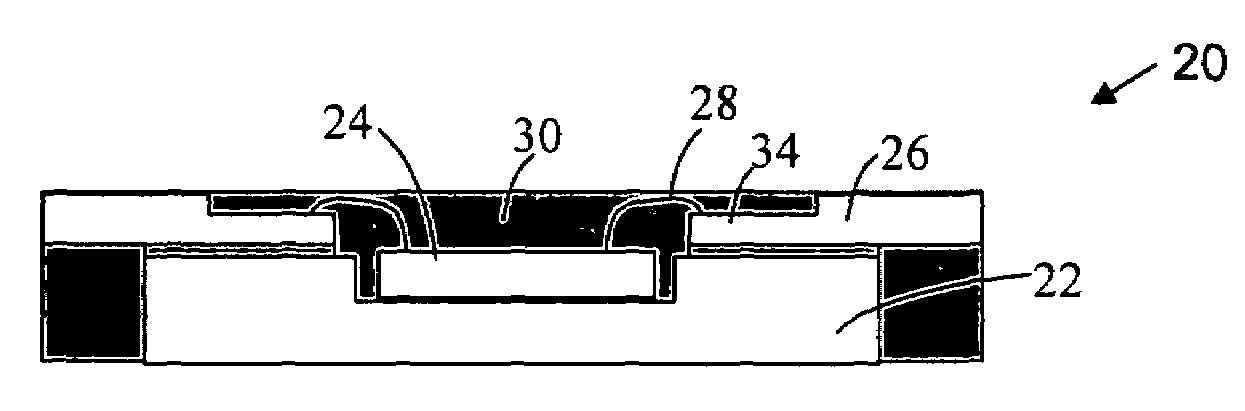 Leadless plastic chip carrier and method of fabricating same