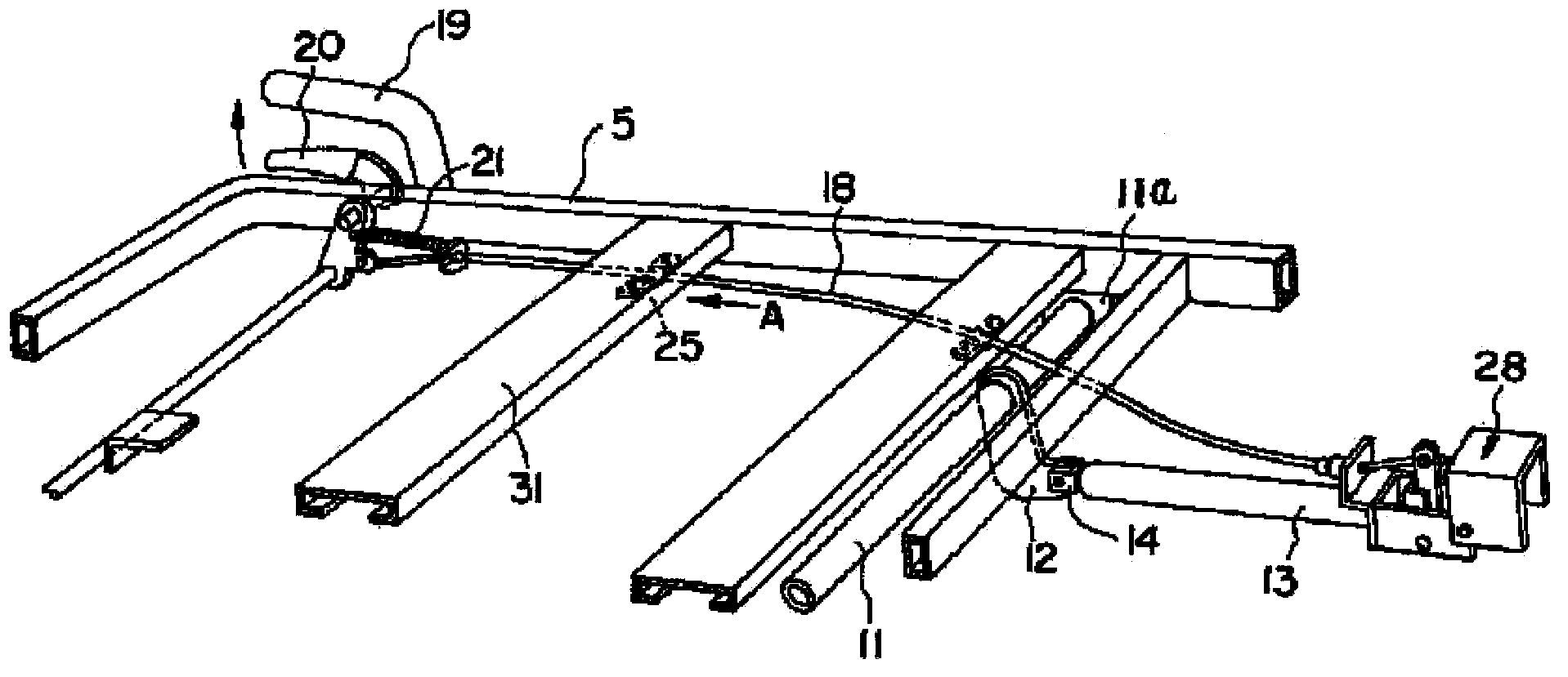 Easily bent bed