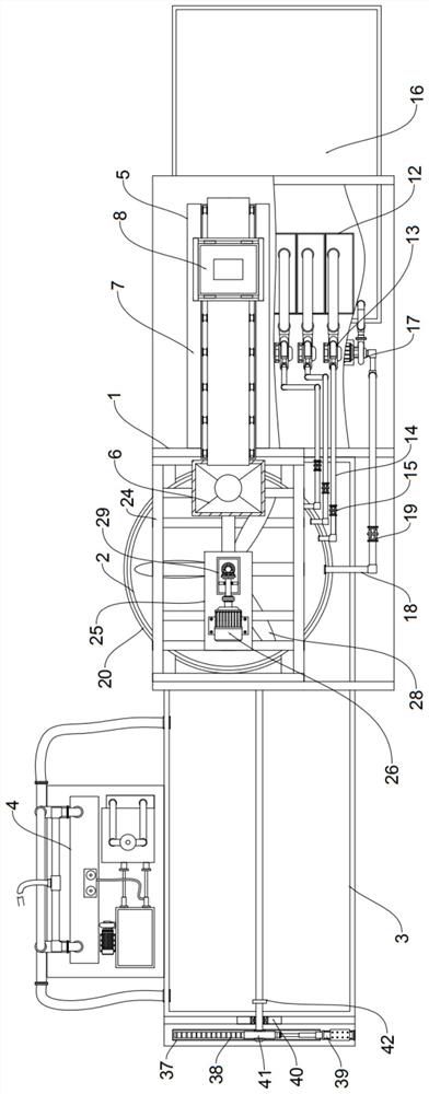 A multi-medium large-displacement hydraulic injection device