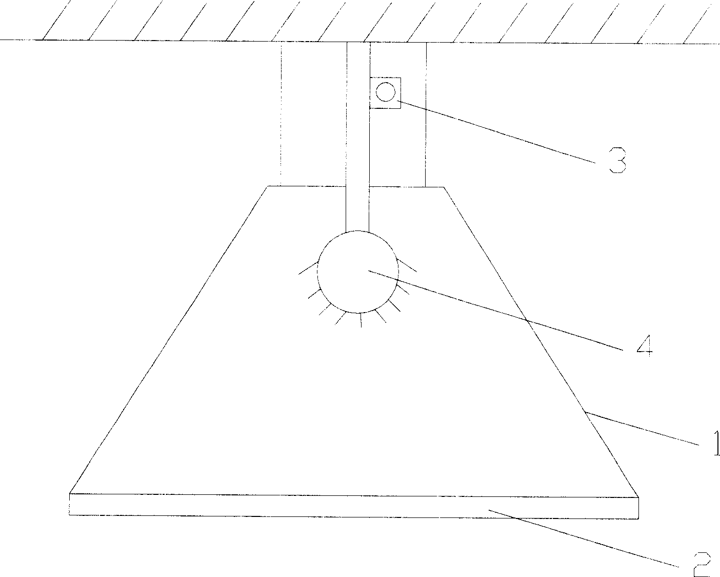 Light energy collecting device and method of lamp