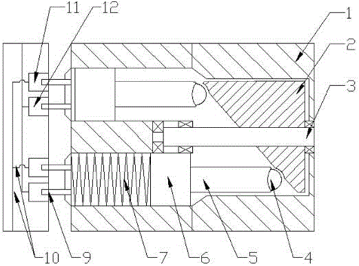 A variable displacement air conditioner compressor