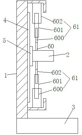 Dustproof device applied to grinder tool rest