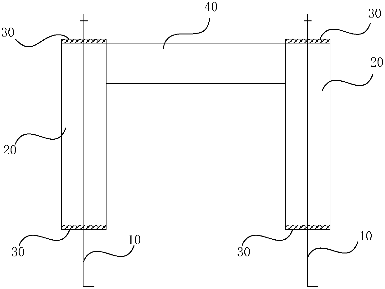 Swing column, swing column component and bobsleigh and tobogganing track construction method