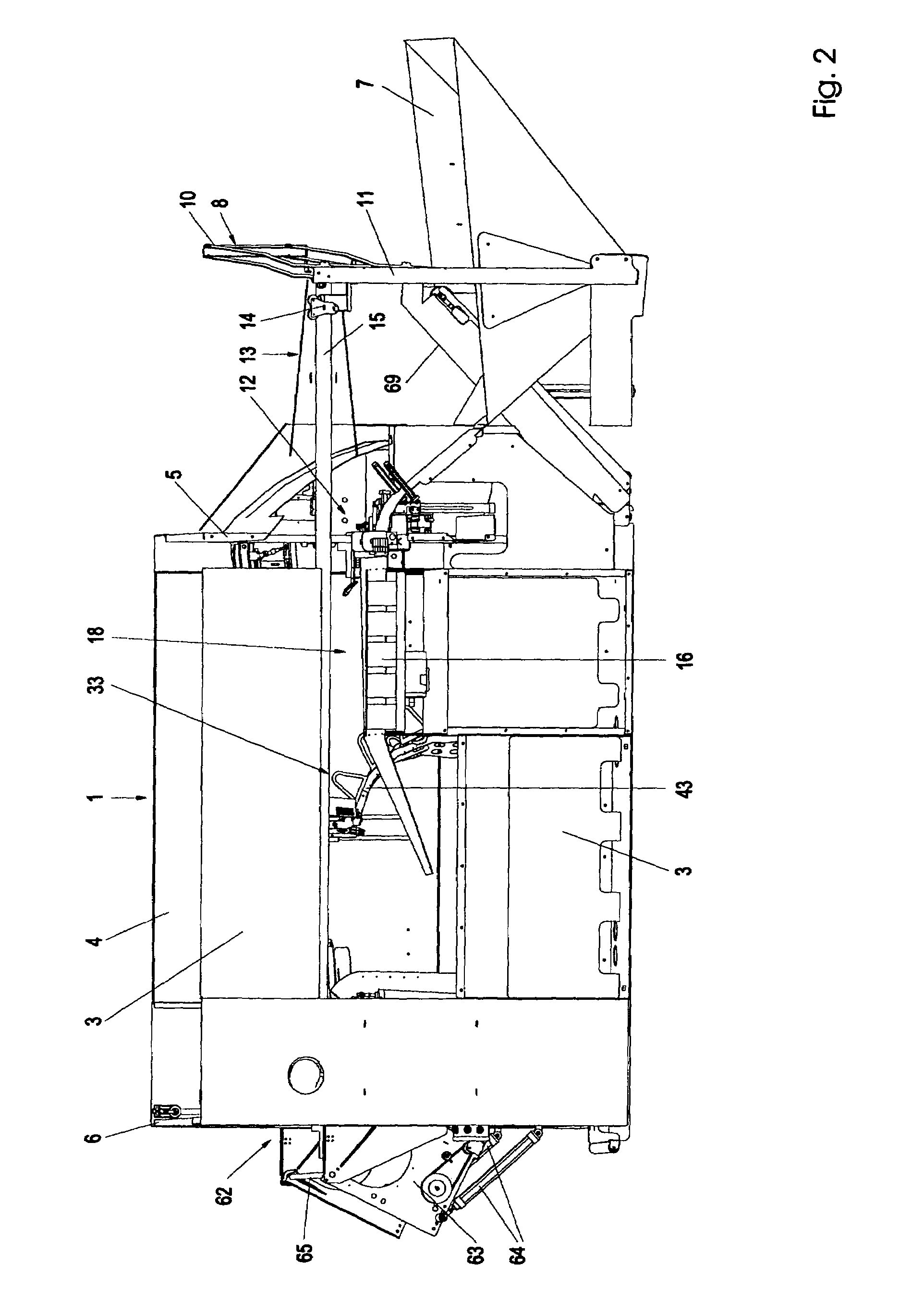 Process for aligning a laundry article and device for carrying out the process