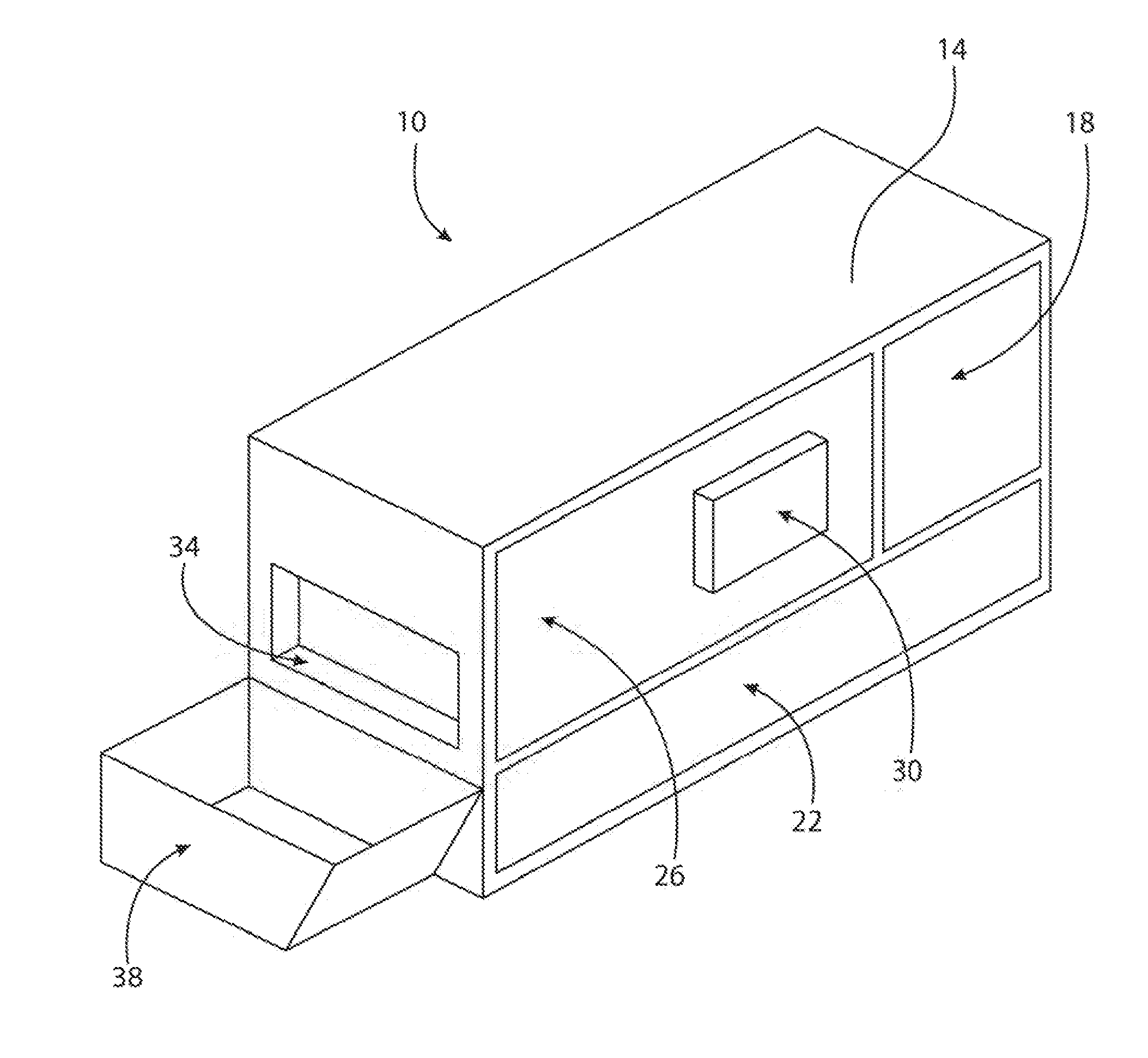Food cooking apparatus and method