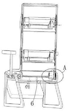 Backrest structure fitting back of human body for angle adjustment