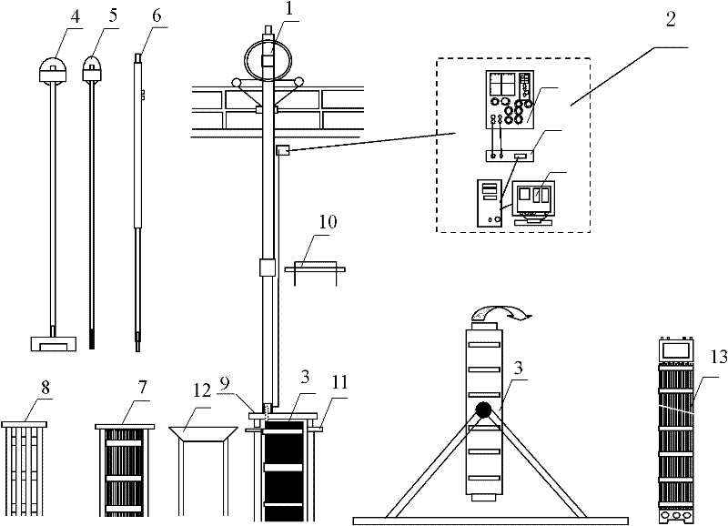 Two-dimensional guide vane reset repair device