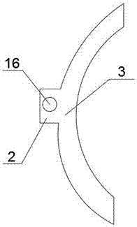 Split type bearing seat used for anti-rolling device