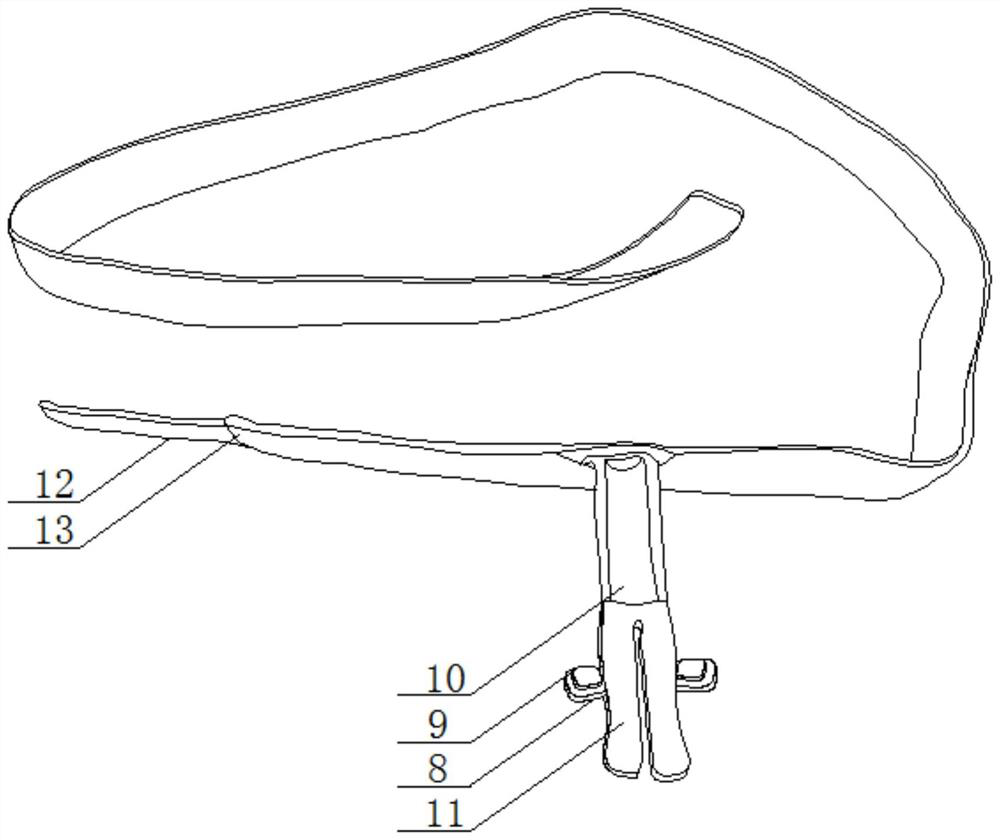 Orotracheal intubation fixing buckle device