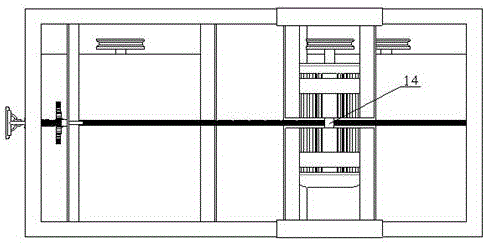 Belt wheel tensioning and fast-changing device