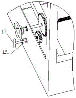 Belt wheel tensioning and fast-changing device