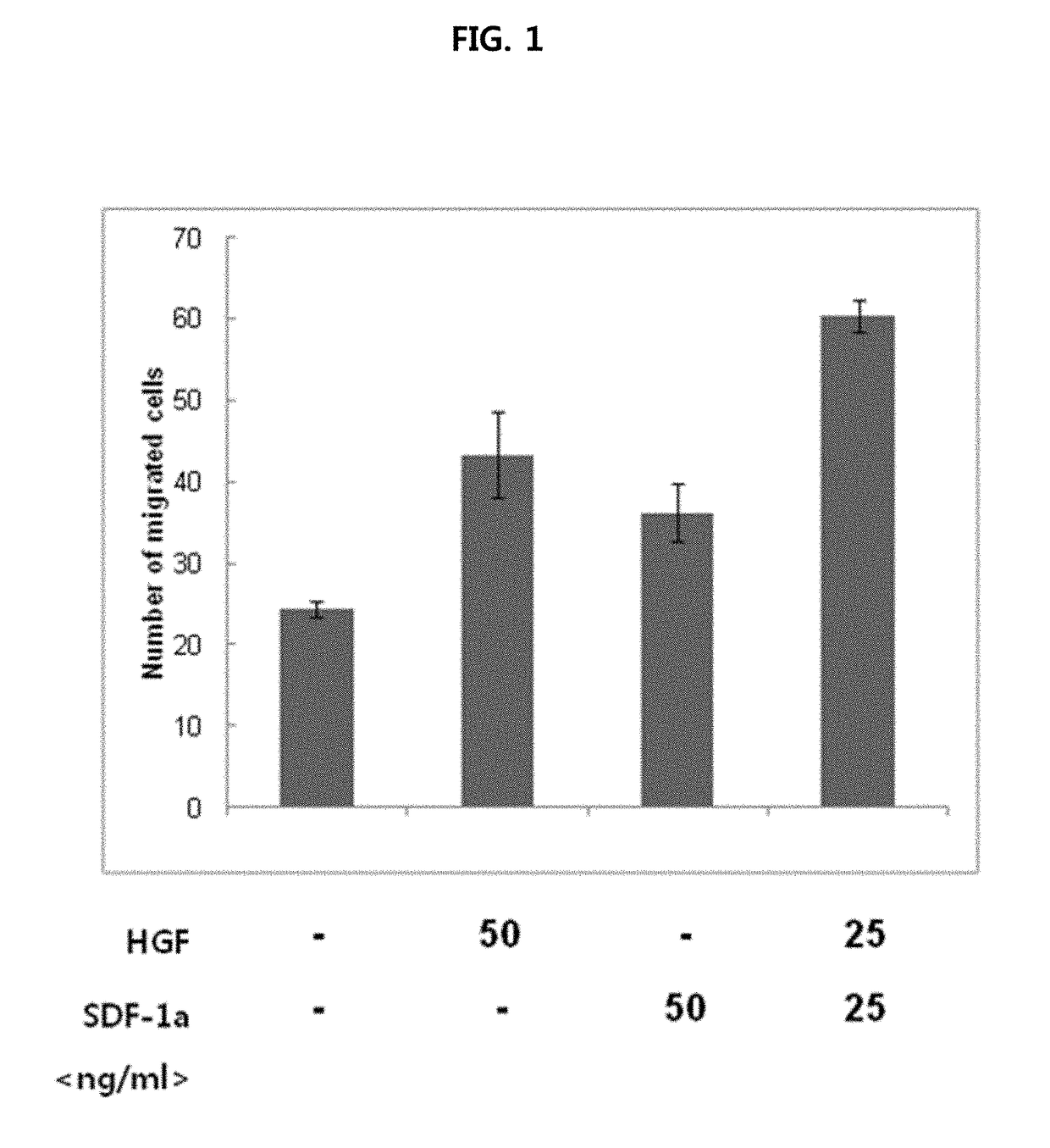 Composition for preventing or treating peripheral vascular disease using hepatocyte growth factor and stromal cell derived factor 1a
