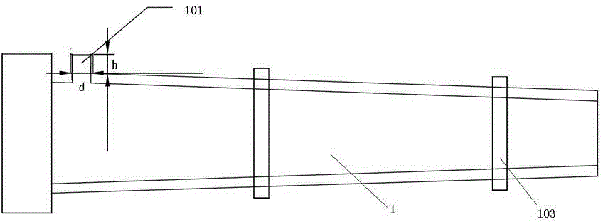 Construction method of grouting for corrugated pipe channel with negative bending distance