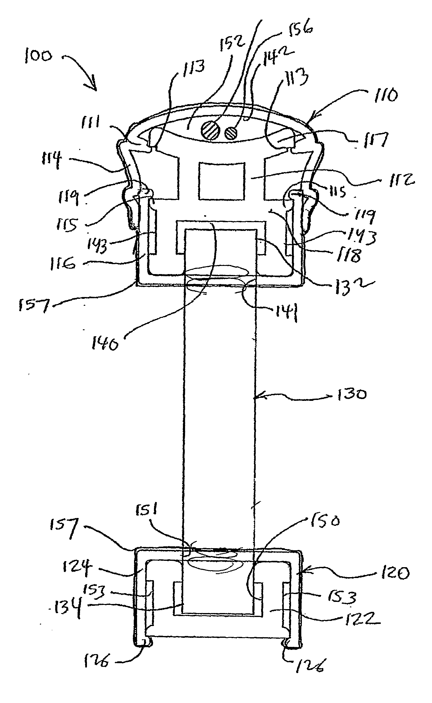 Railing Assembly with Detachable and Upgradeable Components