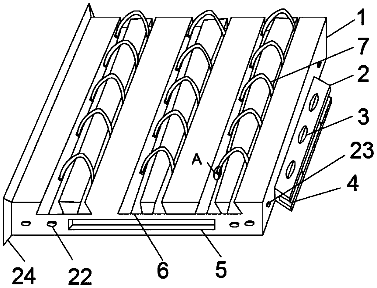 Prefabricated dismantling-free floor laminated plate and process for processing prefabricated dismantling-free floor laminated plate