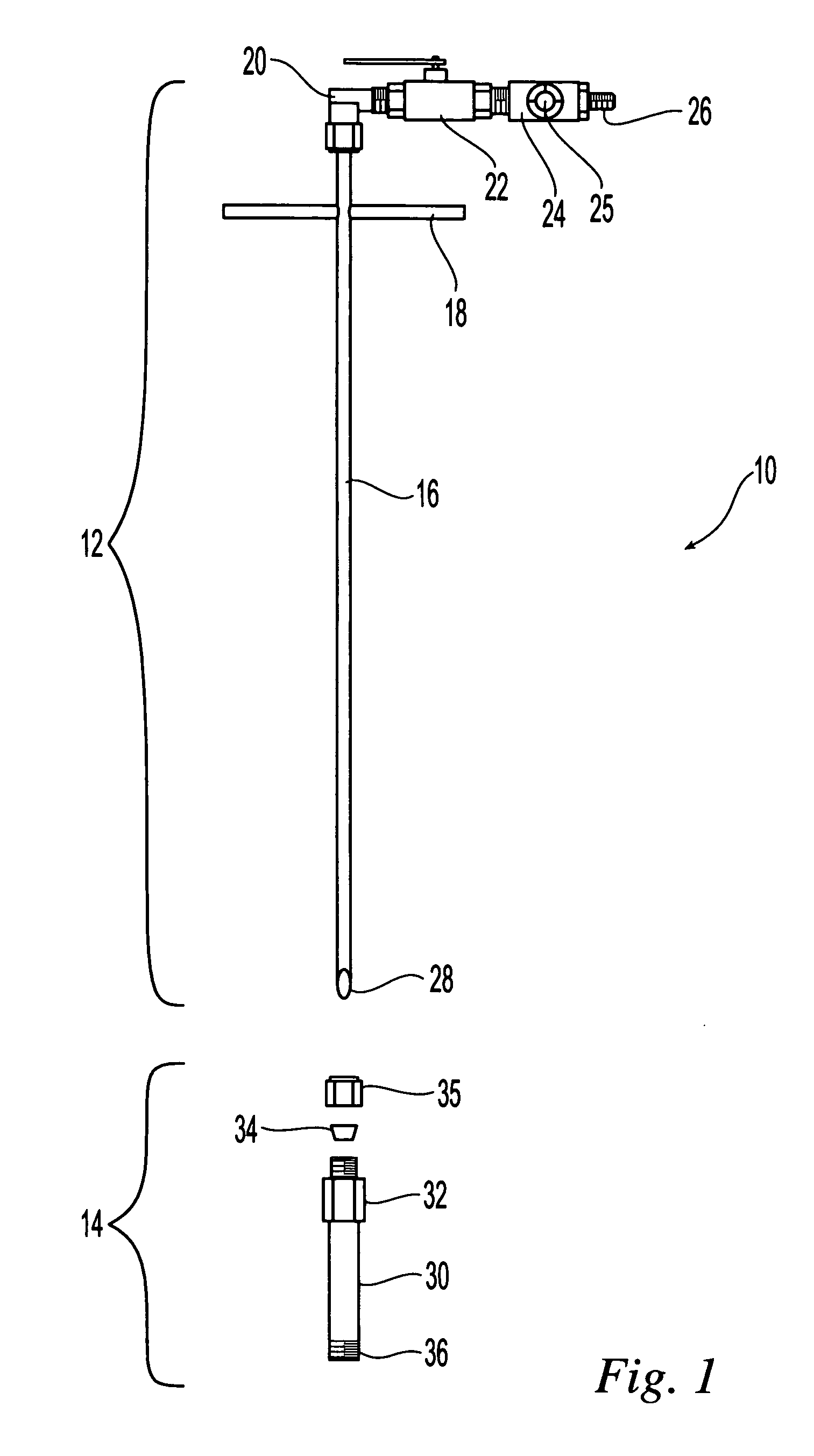 Liquid refrigerant transfer tool