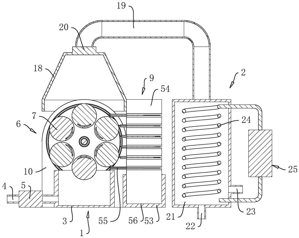 Developing waste liquid treatment system