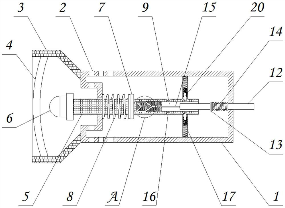 LED lighting device capable of adjusting irradiation range for field travel