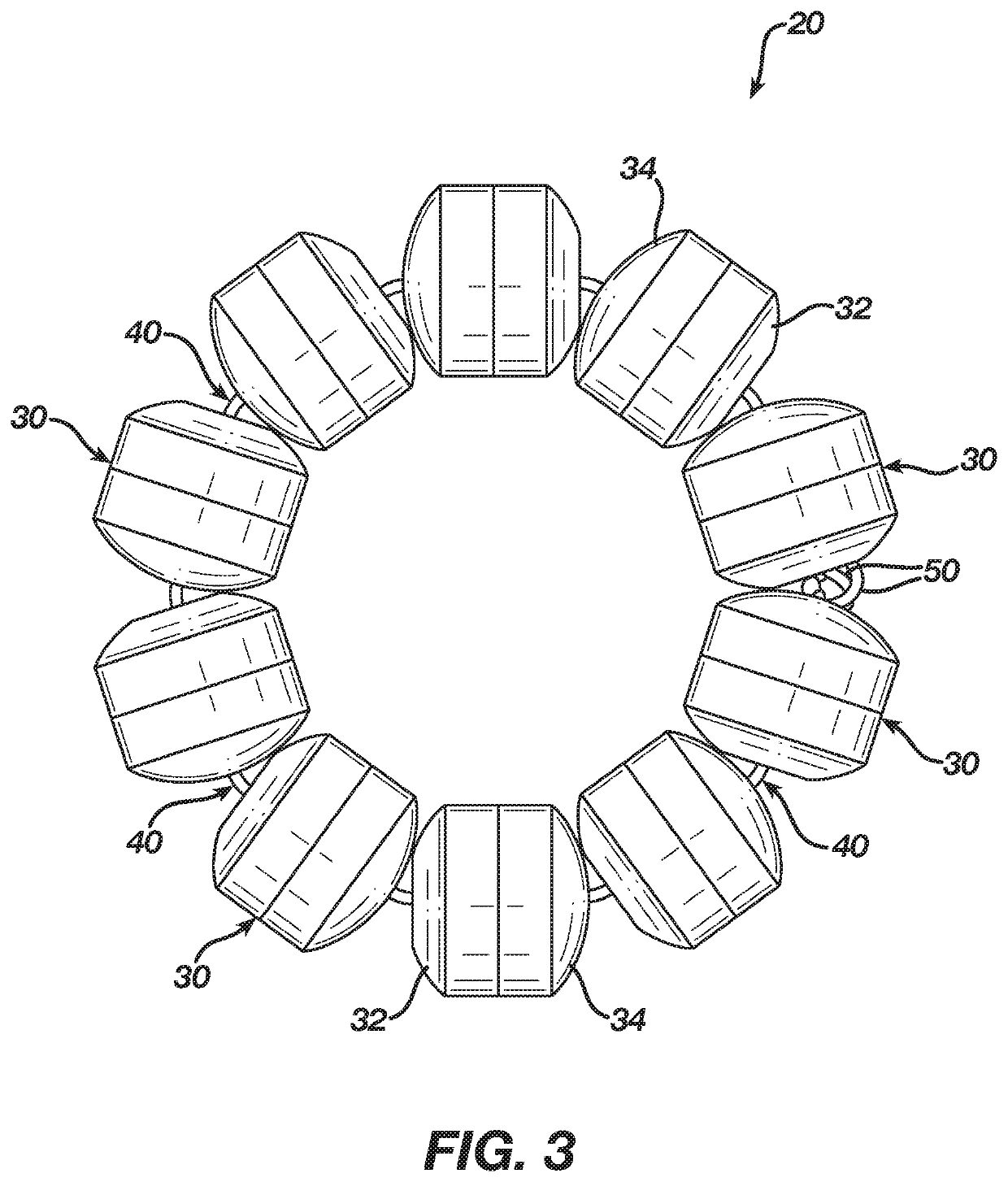 Tunable magnetic sphincter augmentation device