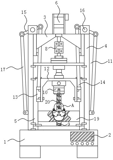 Machining equipment with tension testing function for special-shaped lifting lug