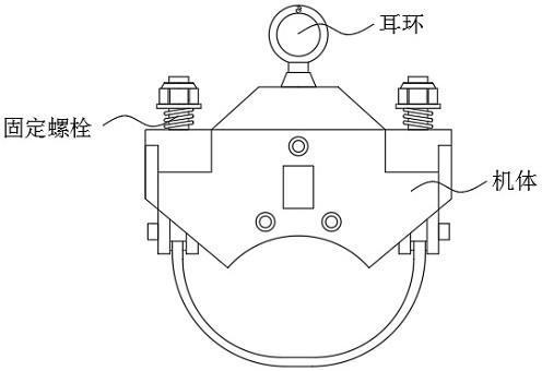 Machining equipment with tension testing function for special-shaped lifting lug