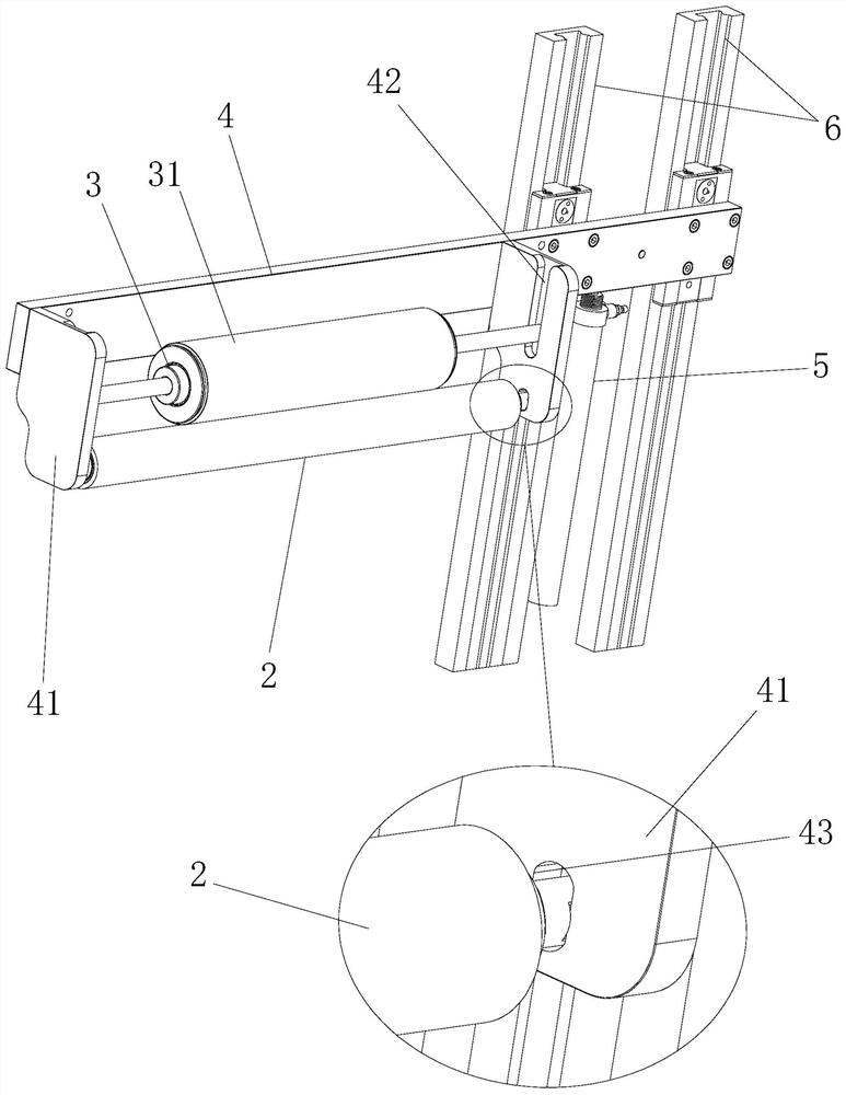 Thin film single-face cleaning mechanism