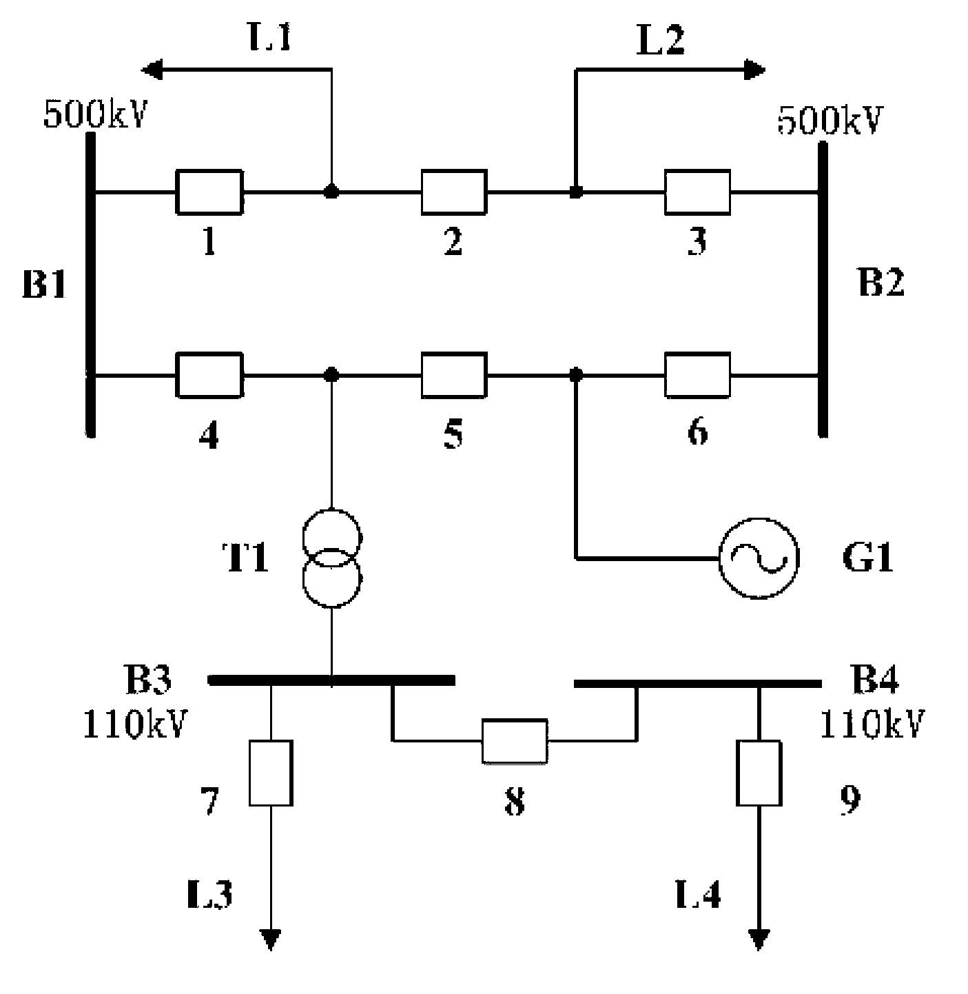 Intelligent substation fault diagnosis method combining topology and relay protection logic