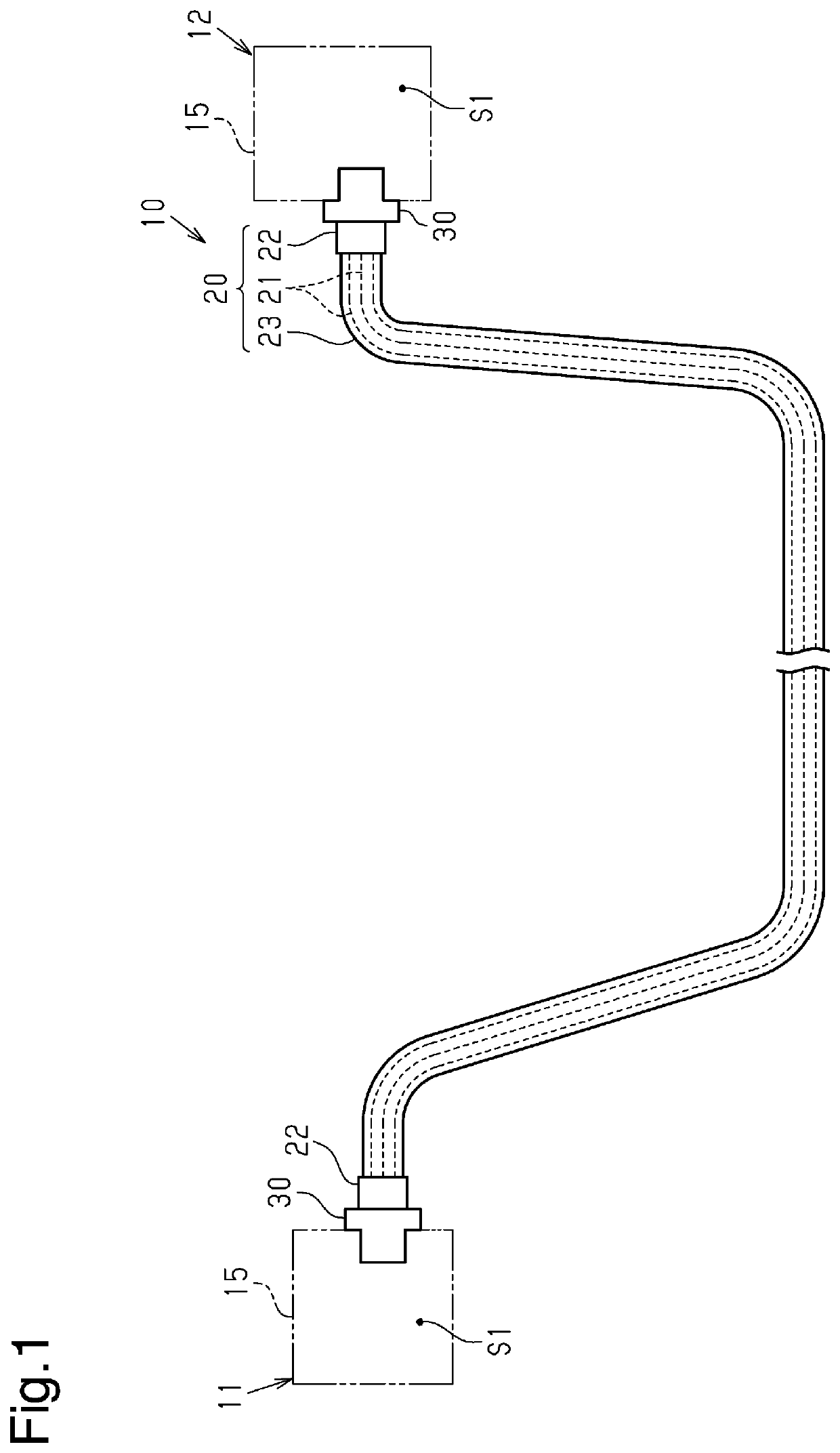 Connector with a press-fitting nut accommodation portion