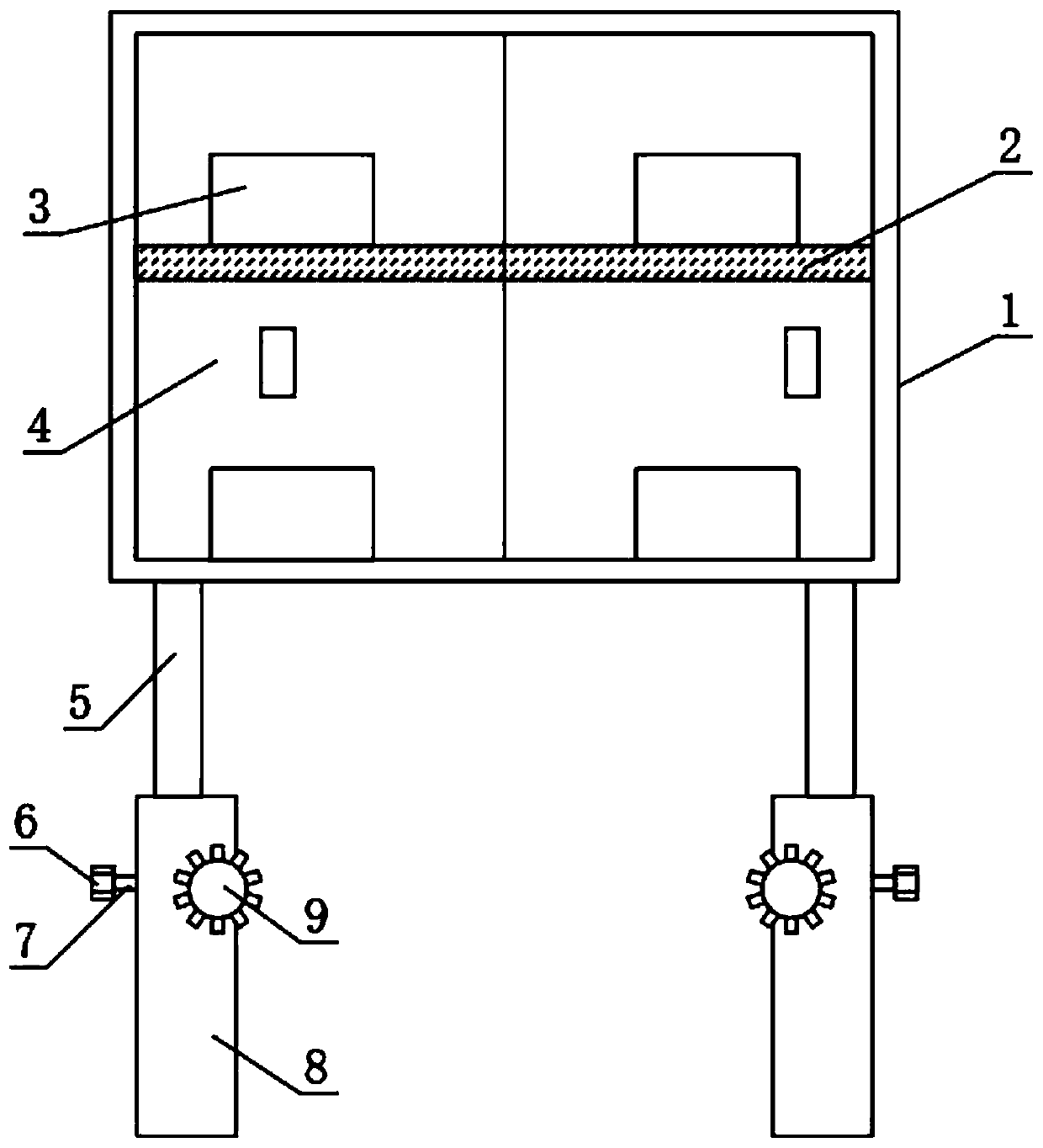 Exhibition appliance with lifting function and using method of exhibition appliance