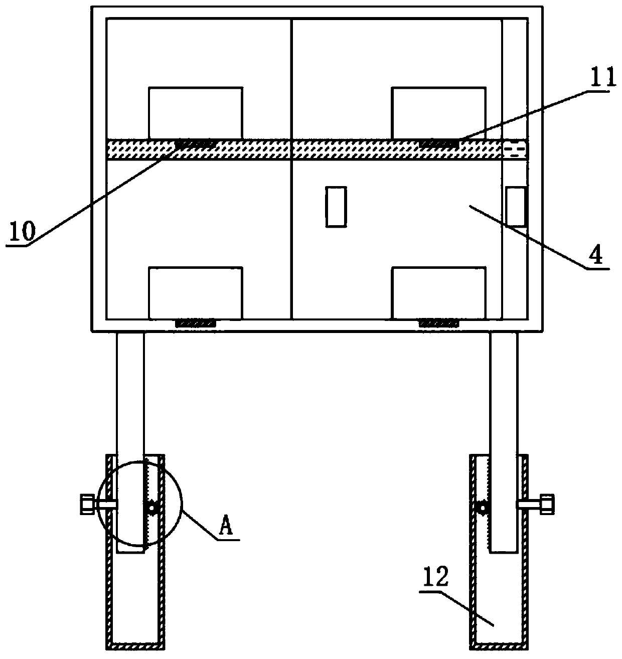 Exhibition appliance with lifting function and using method of exhibition appliance